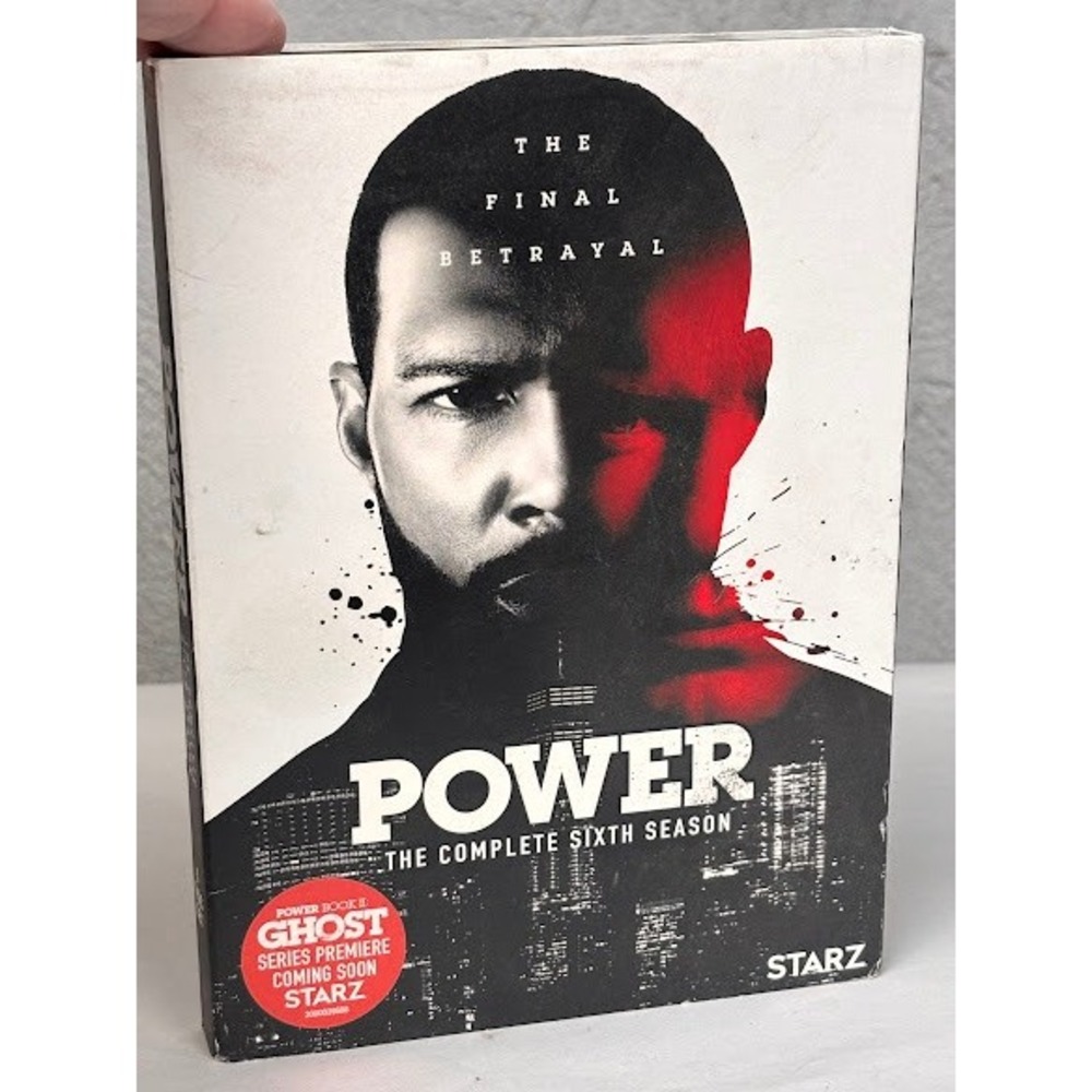 Power The Complete Sixth Season DVD 5-Disc Set Starz Crime Drama TV Series